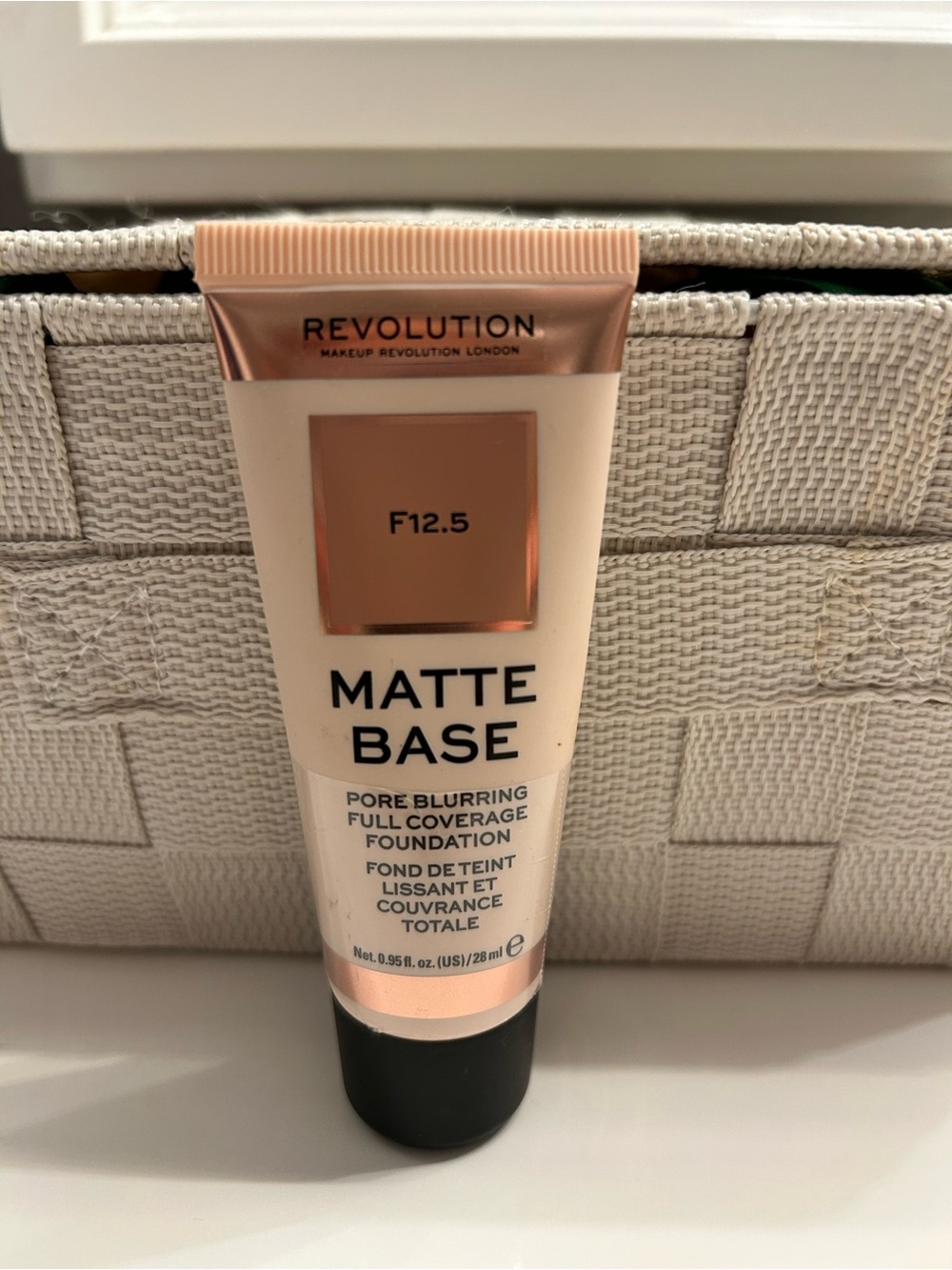 Revolution Matte Base Full Coverage Foundation - F12.5 Cream Shade